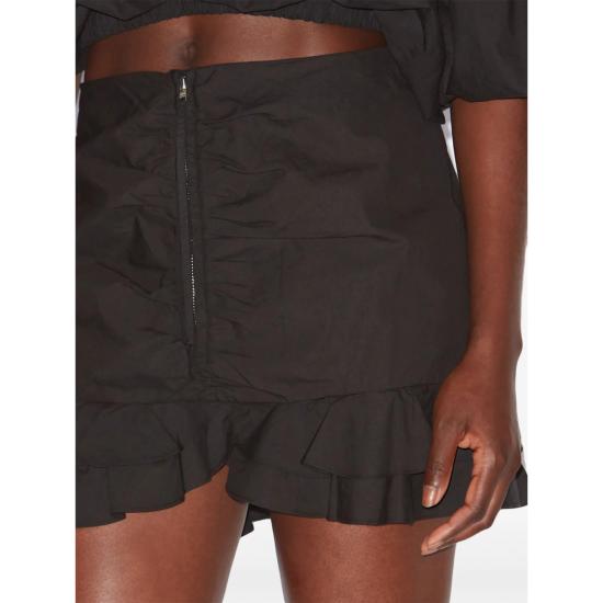 25SS 이자벨마랑에뚜왈 숏 스커트 C1J06E JU0301FA 01BK BLACK - ISABEL MARANT ETOILE