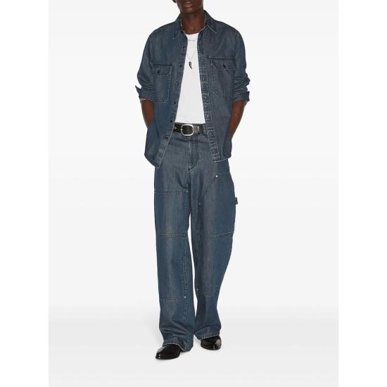 25SS 이자벨마랑 데님 셔츠 C1H06H CH0220HA 30FB BLUE - ISABEL MARANT