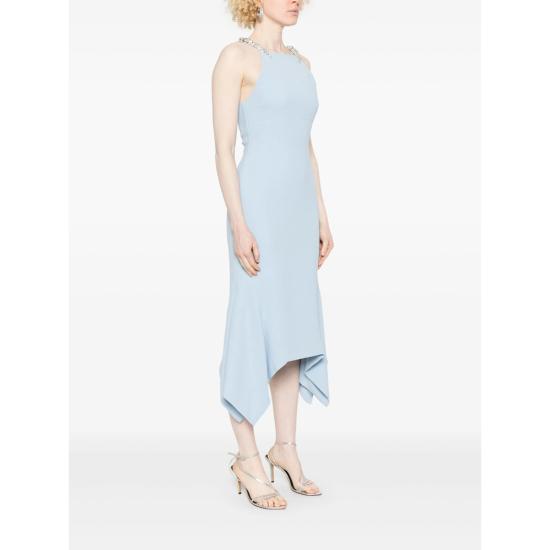 25SS 데이비드 코마 롱 원피스 RE25DK58D BL SI BLUE - DAVID KOMA