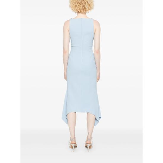 25SS 데이비드 코마 롱 원피스 RE25DK58D BL SI BLUE - DAVID KOMA