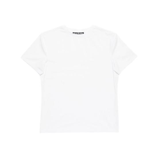 25SS 아크네 스튜디오 반팔 티셔츠 CL0309 OPWHI WHITE