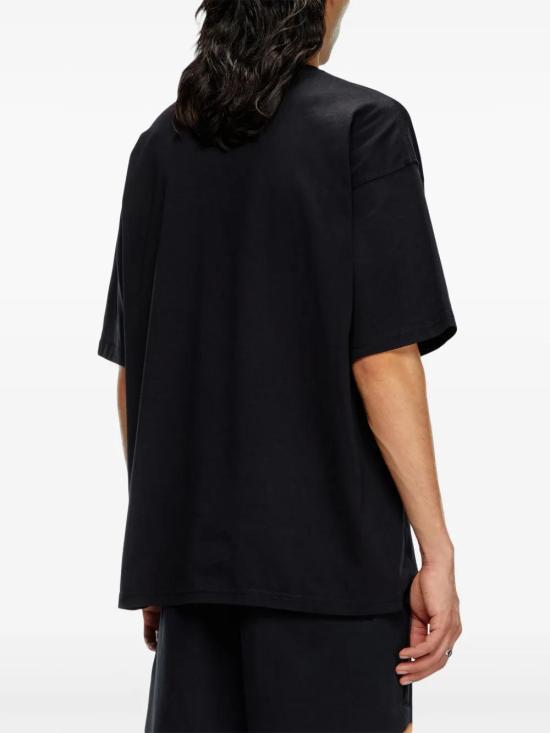  디젤 반팔 티셔츠 A148720QKAS black - DIESEL