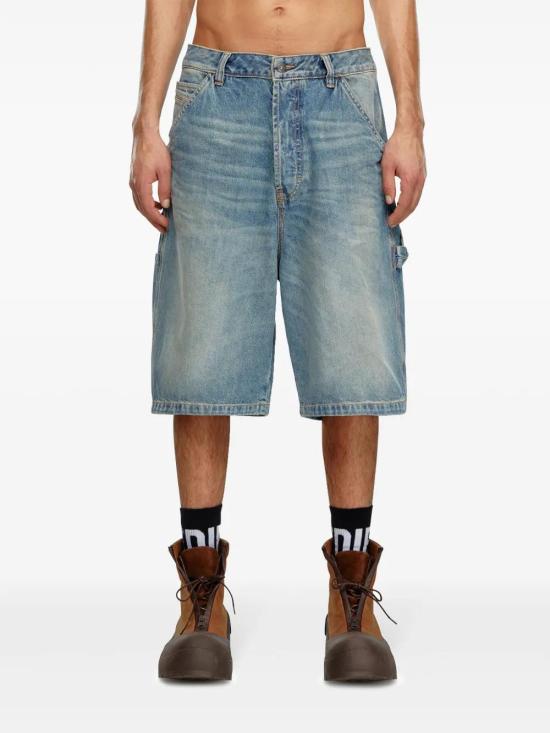  디젤 데님 숏팬츠 A1407209J83 sky - DIESEL
