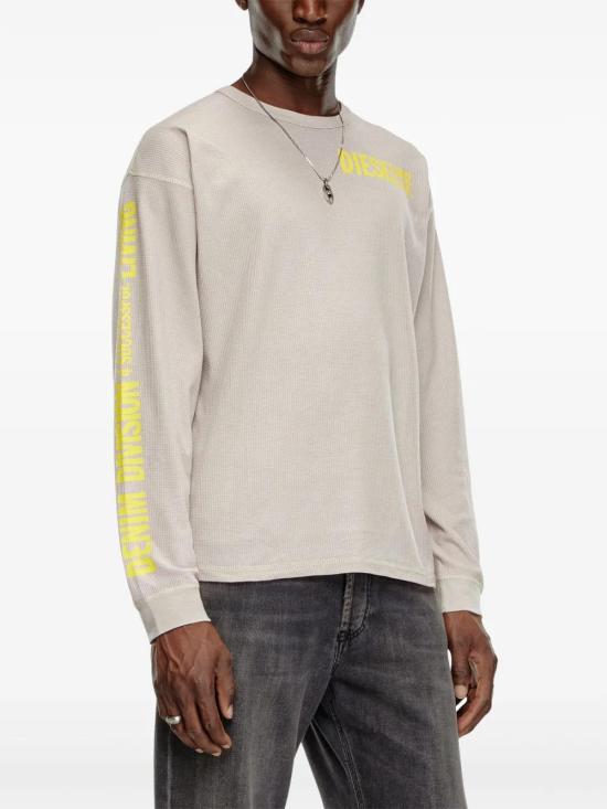  디젤 긴팔 티셔츠 A140390BNBM ecru - DIESEL