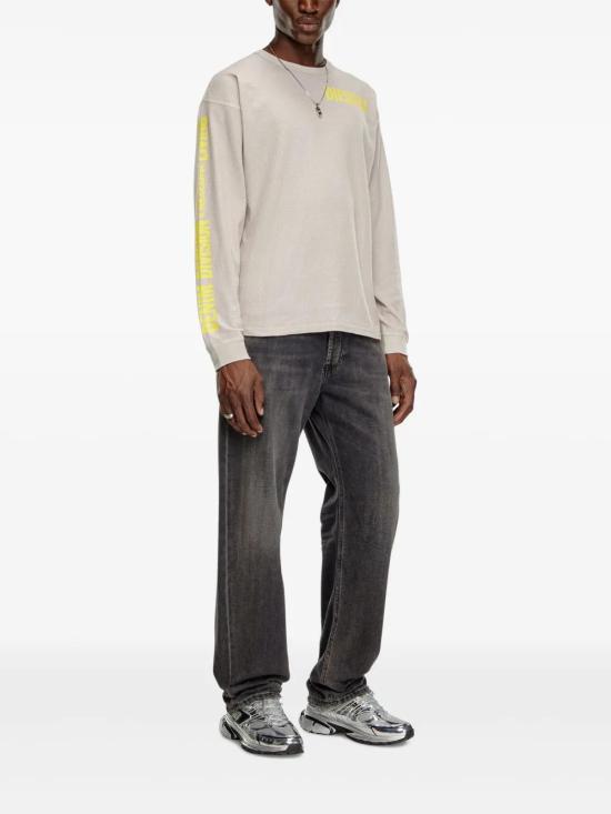  디젤 긴팔 티셔츠 A140390BNBM ecru - DIESEL