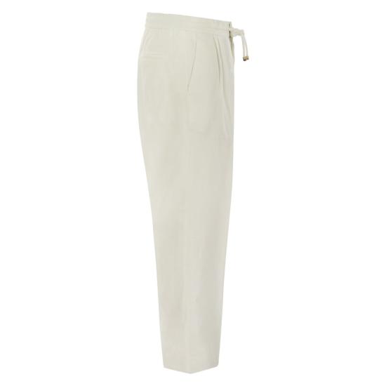  브루넬로 쿠치넬리 스트레이트 팬츠 MH255E1710 NATURAL - BRUNELLO CUCINELLI