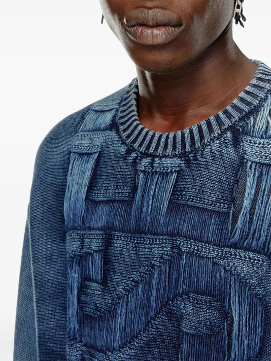  디젤 스웨터 A154780AJCZ blue - DIESEL