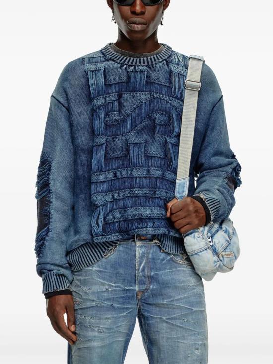  디젤 스웨터 A154780AJCZ blue - DIESEL