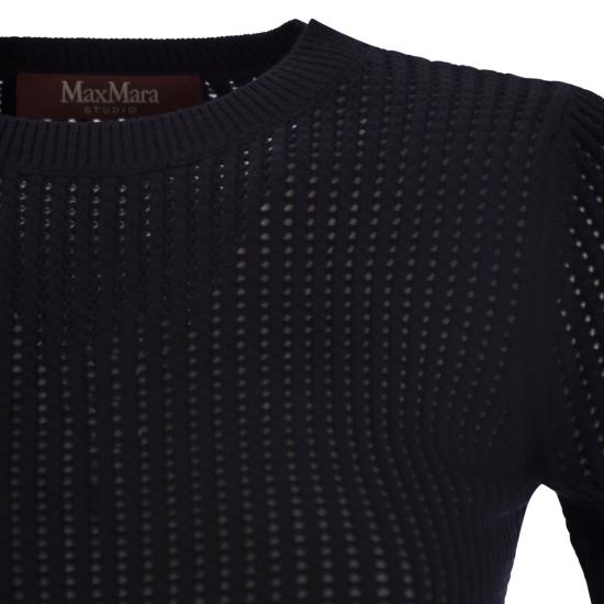 25SS 막스마라 스튜디오 반팔 티셔츠 2516361071600 BLUE - MAX MARA STUDIO