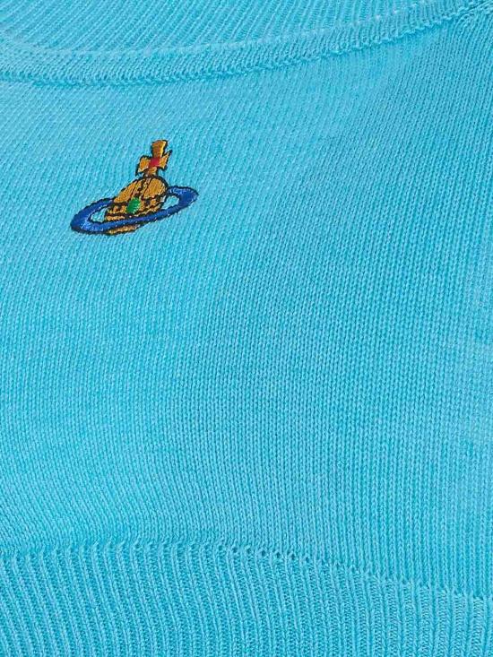  비비안웨스트우드 민소매 티셔츠 1803003ZY001VL402 Blue - VIVIENNE WESTWOOD