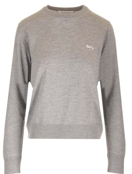 25SS 메종키츠네 긴팔 티셔츠 MW00816K T1036H131 Grey