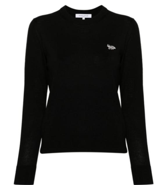 25SS 메종키츠네 긴팔 티셔츠 MW00816K T1036P199 Black - MAISON KITSUNE