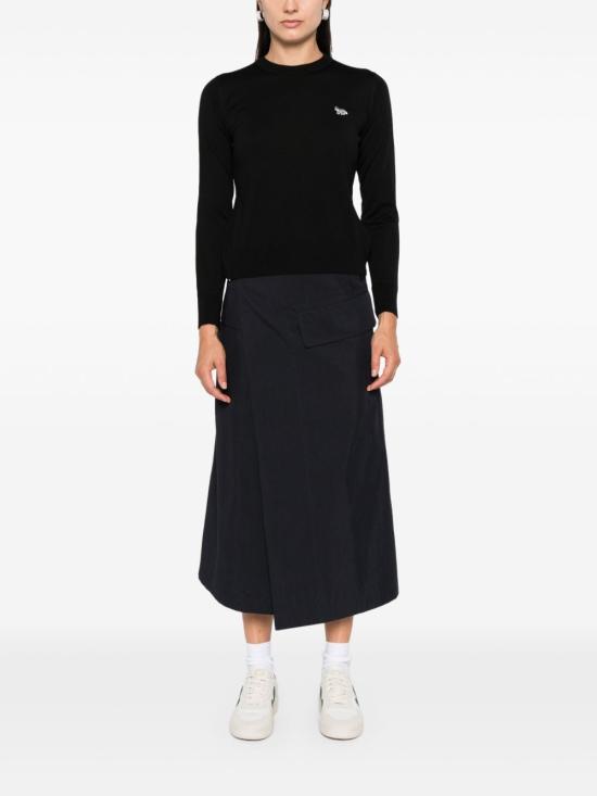 25SS 메종키츠네 긴팔 티셔츠 MW00816K T1036P199 Black - MAISON KITSUNE