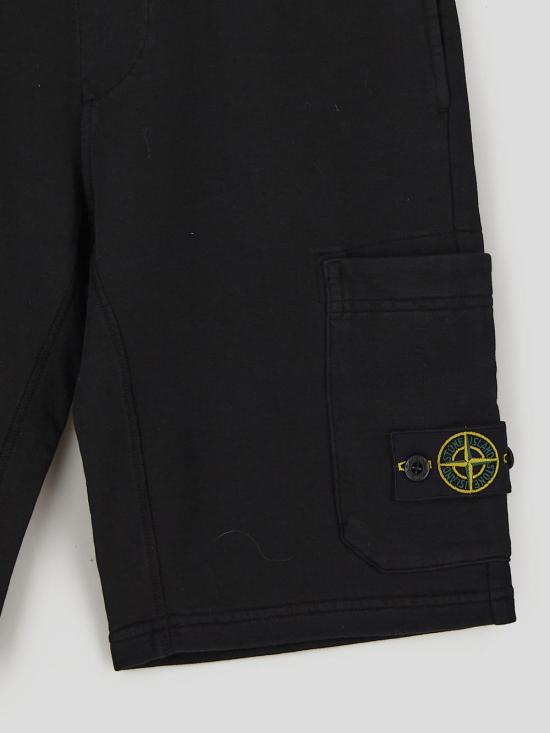 25SS [주니어] 스톤 아일랜드 쇼츠/버뮤다 6200006S0040 V0029 Black - STONE ISLAND