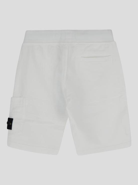 25SS [주니어] 스톤 아일랜드 쇼츠/버뮤다 6200006S0040 V0001 White - STONE ISLAND