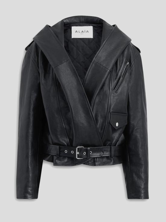 25SS 알라이아 자켓 AA9V0428L008A 995NOIRALAIA NOIR ALAIA