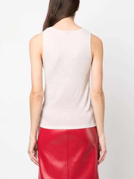 24FW 생로랑 블라우스 752721YBMV2 9774 White - SAINT LAURENT