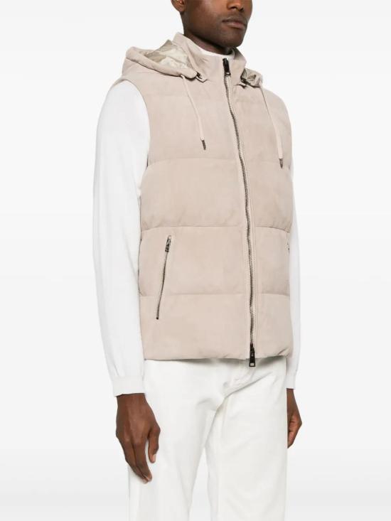  에르노 베스트 PL000127U18136 ecru - HERNO