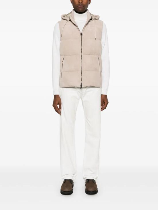  에르노 베스트 PL000127U18136 ecru - HERNO