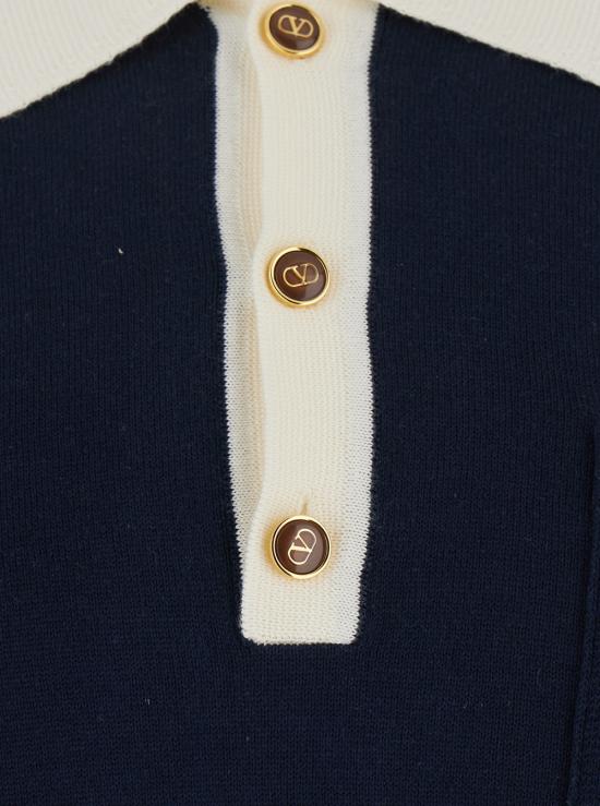 25SS 발렌티노 가라바니 폴로 티셔츠 6V3KP03QAPERGX Blu - VALENTINO GARAVANI