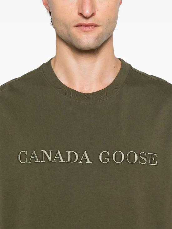  캐나다구스 반팔 티셔츠 1420M2 olive green - CANADA GOOSE
