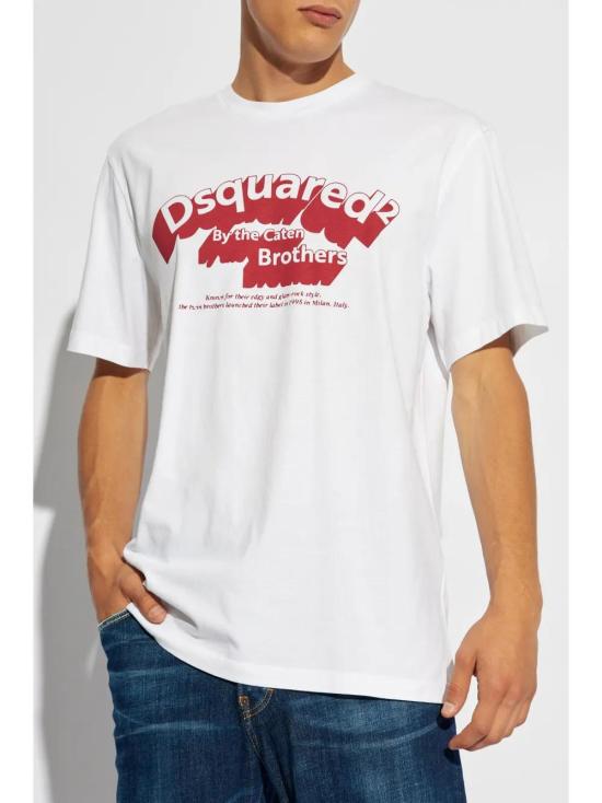  디스퀘어드2 반팔 티셔츠 S71GD1460D20014 white - DSQUARED2