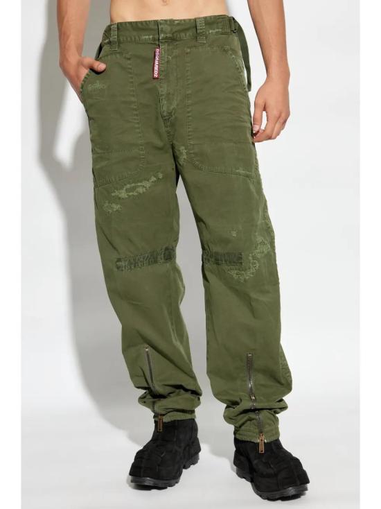  디스퀘어드2 트레이닝/조거 팬츠 S74KB0966S78205 green - DSQUARED2