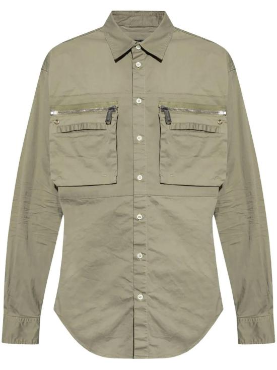  디스퀘어드2 긴팔 셔츠 S74DM0841S35175 olive green