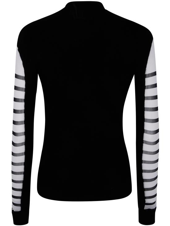 25SS 장 폴 고티에 긴팔 티셔츠 25 33 F PL069 T574 0100 0100 WHITE BLACK - JEAN PAUL GAULTIER