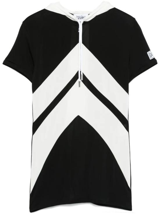 25SS 장 폴 고티에 반팔 티셔츠 25 33 F TS109P J084 0001 0001 BLACK WHITE - JEAN PAUL GAULTIER