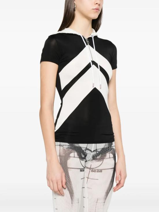 25SS 장 폴 고티에 반팔 티셔츠 25 33 F TS109P J084 0001 0001 BLACK WHITE - JEAN PAUL GAULTIER