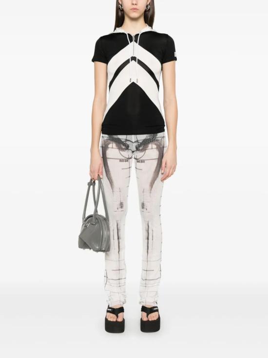25SS 장 폴 고티에 반팔 티셔츠 25 33 F TS109P J084 0001 0001 BLACK WHITE - JEAN PAUL GAULTIER