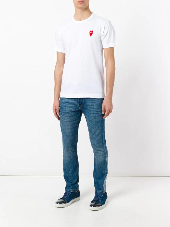  꼼데가르송 반팔 티셔츠 P1T230 white - COMME DES GARCONS