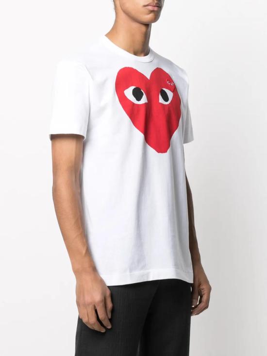  꼼데가르송 반팔 티셔츠 P1T026 white - COMME DES GARCONS