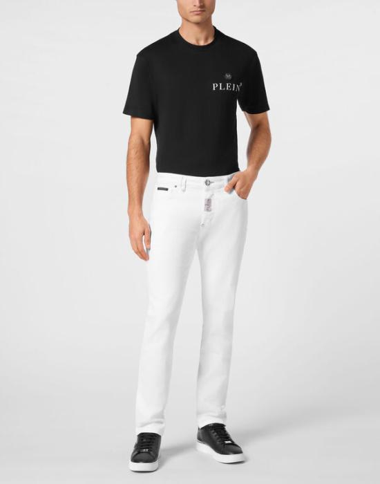 25SS 필립 플레인 데님 팬츠 MDT4096 PDE004N 01W White dream - PHILIPP PLEIN