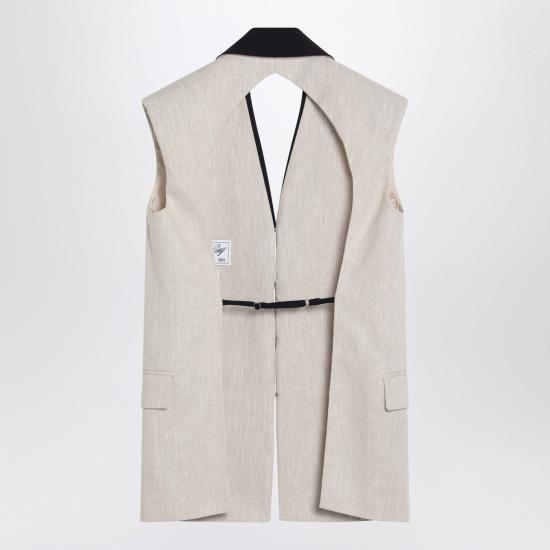 25SS 에리카 카발리니 베스트 P5SZ27LI White - ERIKA CAVALLINI