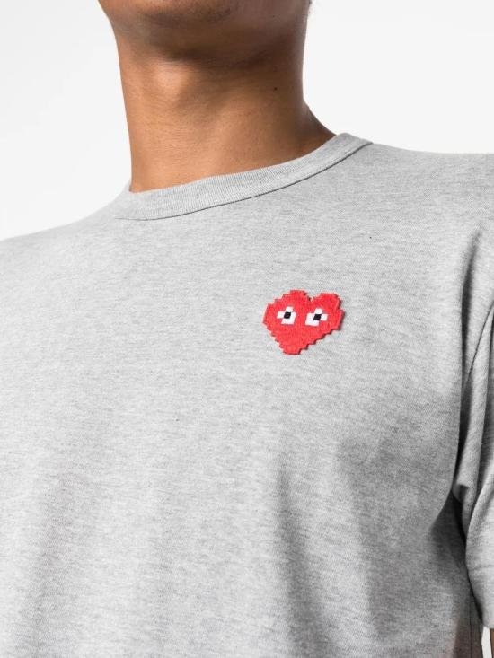  꼼데가르송 반팔 티셔츠 P1T322051 grey - COMME DES GARCONS