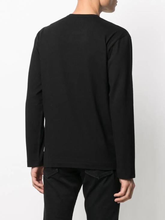  꼼데가르송 긴팔 티셔츠 P1T292 black - COMME DES GARCONS