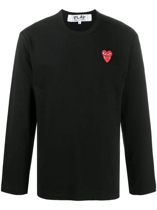  꼼데가르송 긴팔 티셔츠 P1T292 black