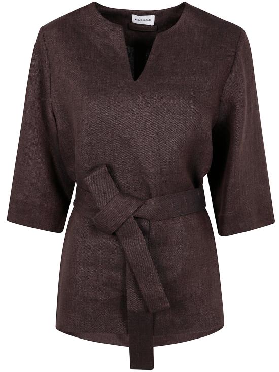 25SS 파로쉬 블라우스 D313069 BETULLA 086 DARK BROWN