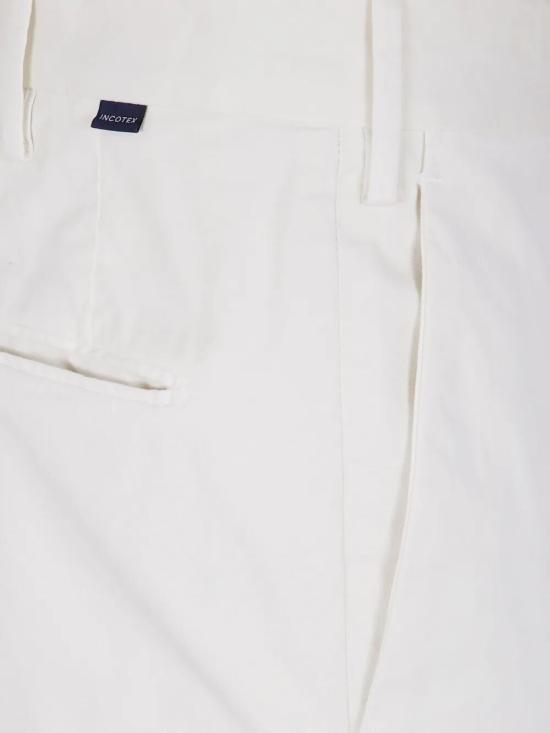 25SS 인코텍스 스트레이트 팬츠 1W0030 9098B 021 WHITE - INCOTEX