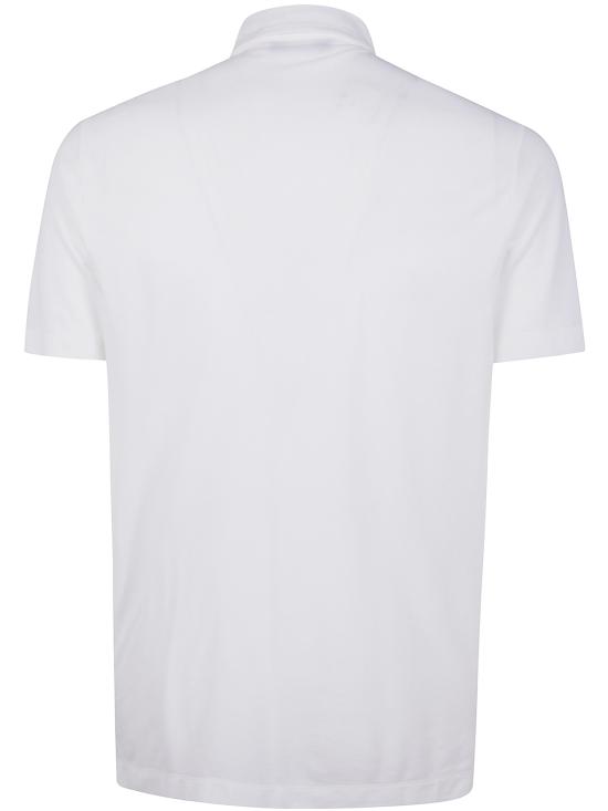 25SS 자노네 폴로 티셔츠 815109 ZG380 Z0001 OPTIC WHITE - ZANONE