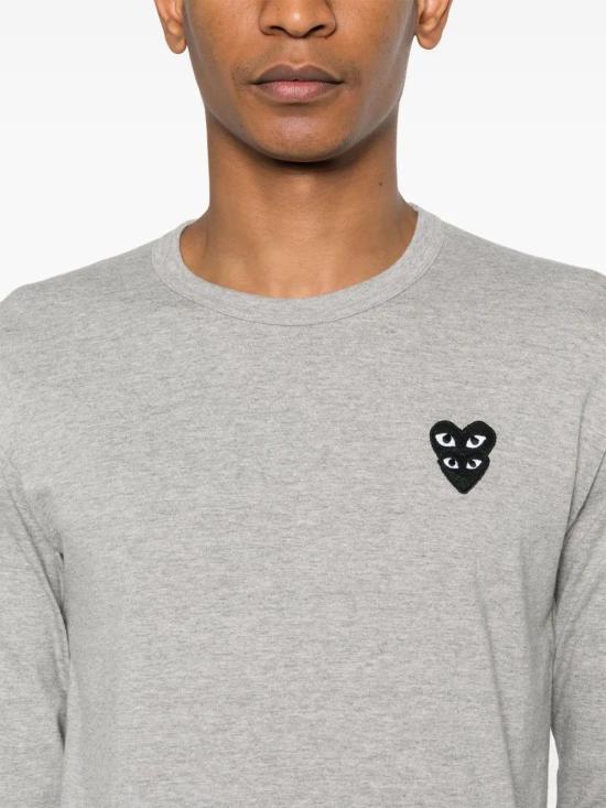  꼼데가르송 긴팔 티셔츠 AXT300051 grey - COMME DES GARCONS