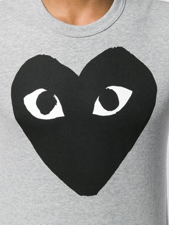  꼼데가르송 반팔 티셔츠 P1T084 grey - COMME DES GARCONS