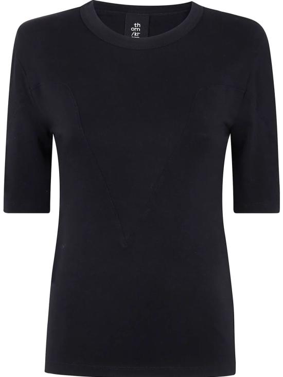 25SS 톰크롬 반팔 티셔츠 WTS563 BLACK - THOM KROM