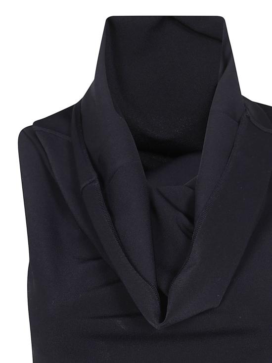  누어 민소매 티셔츠 B31136 B3109 BLACK - NUUR