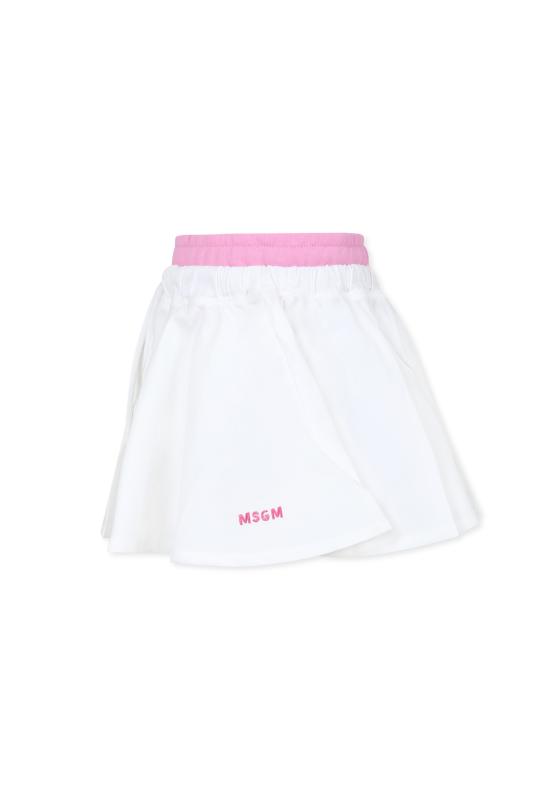 25SS [키즈] 엠에스지엠 스커트 S5MSJGST264 001 WHITE - MSGM
