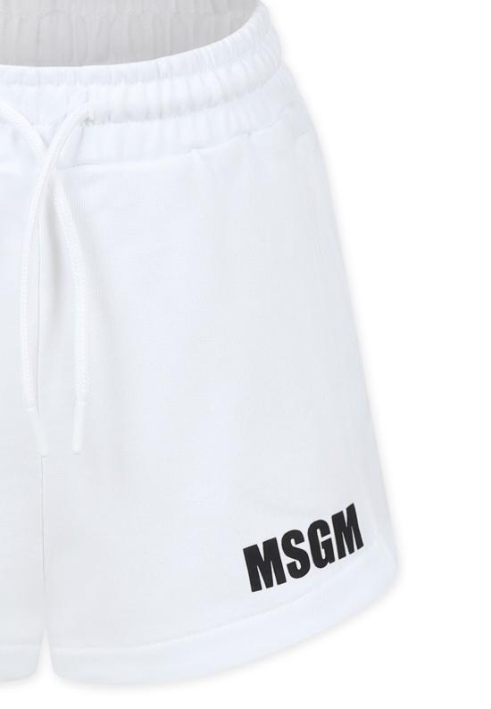25SS [키즈] 엠에스지엠 쇼츠/버뮤다 S5MSJGSH095 001 WHITE - MSGM