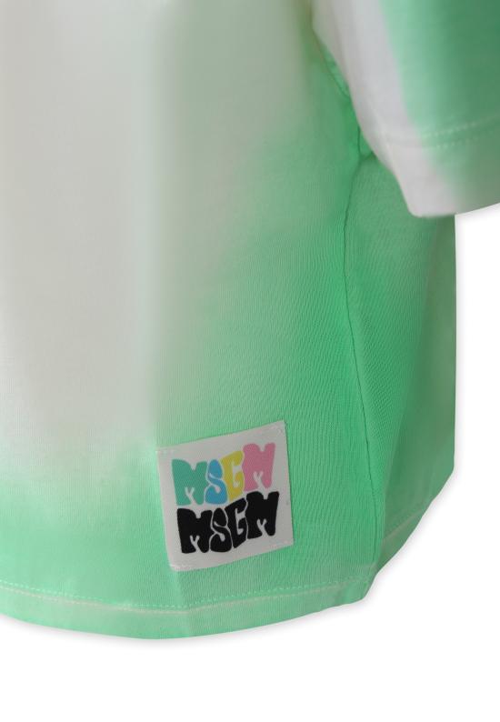 25SS [키즈] 엠에스지엠 티셔츠 S5MSJGTH304 MS006 GREEN - MSGM