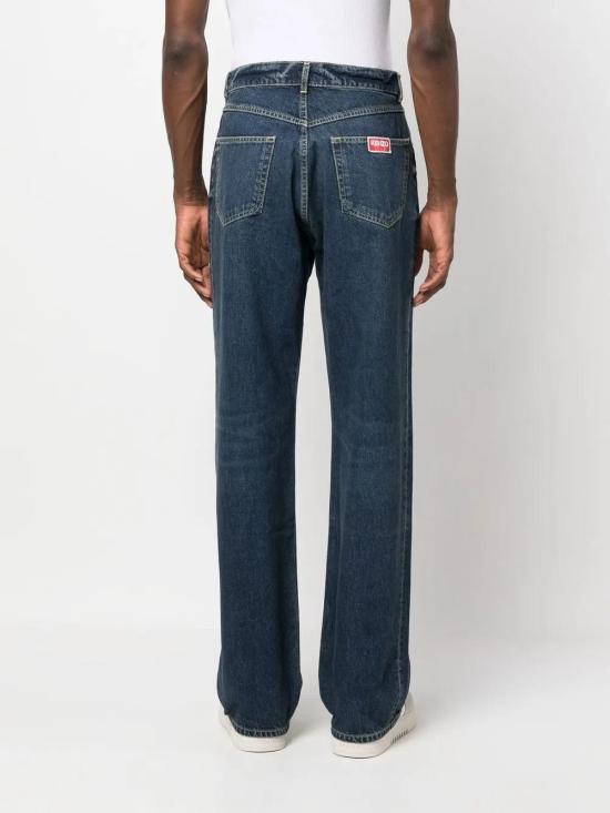  겐조 데님 팬츠 FD55DP4066B2 dark blue - KENZO